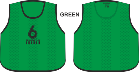 Sixgear Mesh Pro Training Bib Green