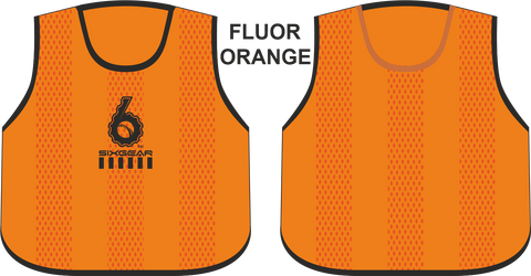 Sixgear Mesh Pro Training Bib Fluo Orange